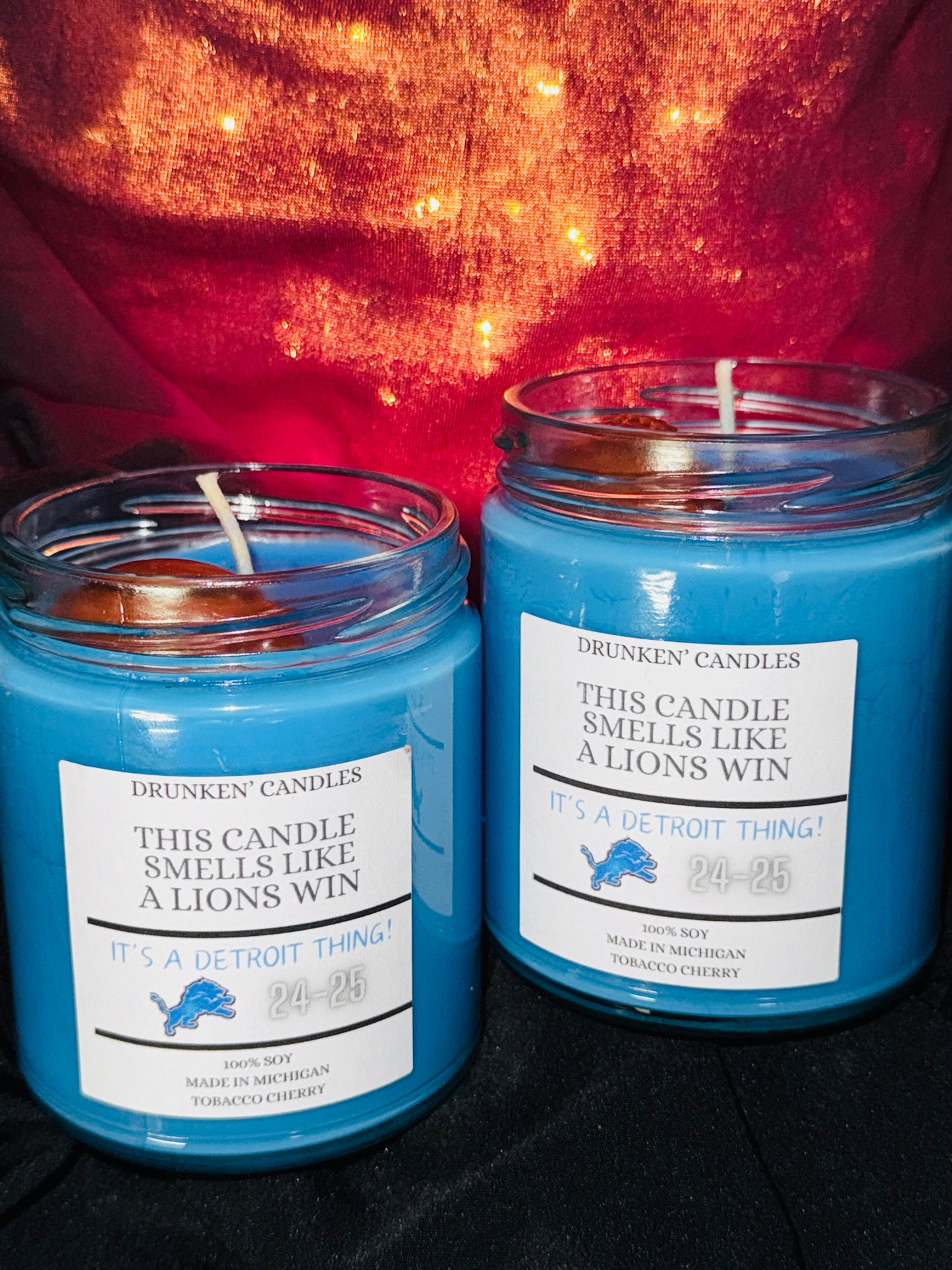 Detroit Lions 8 oz. Candle