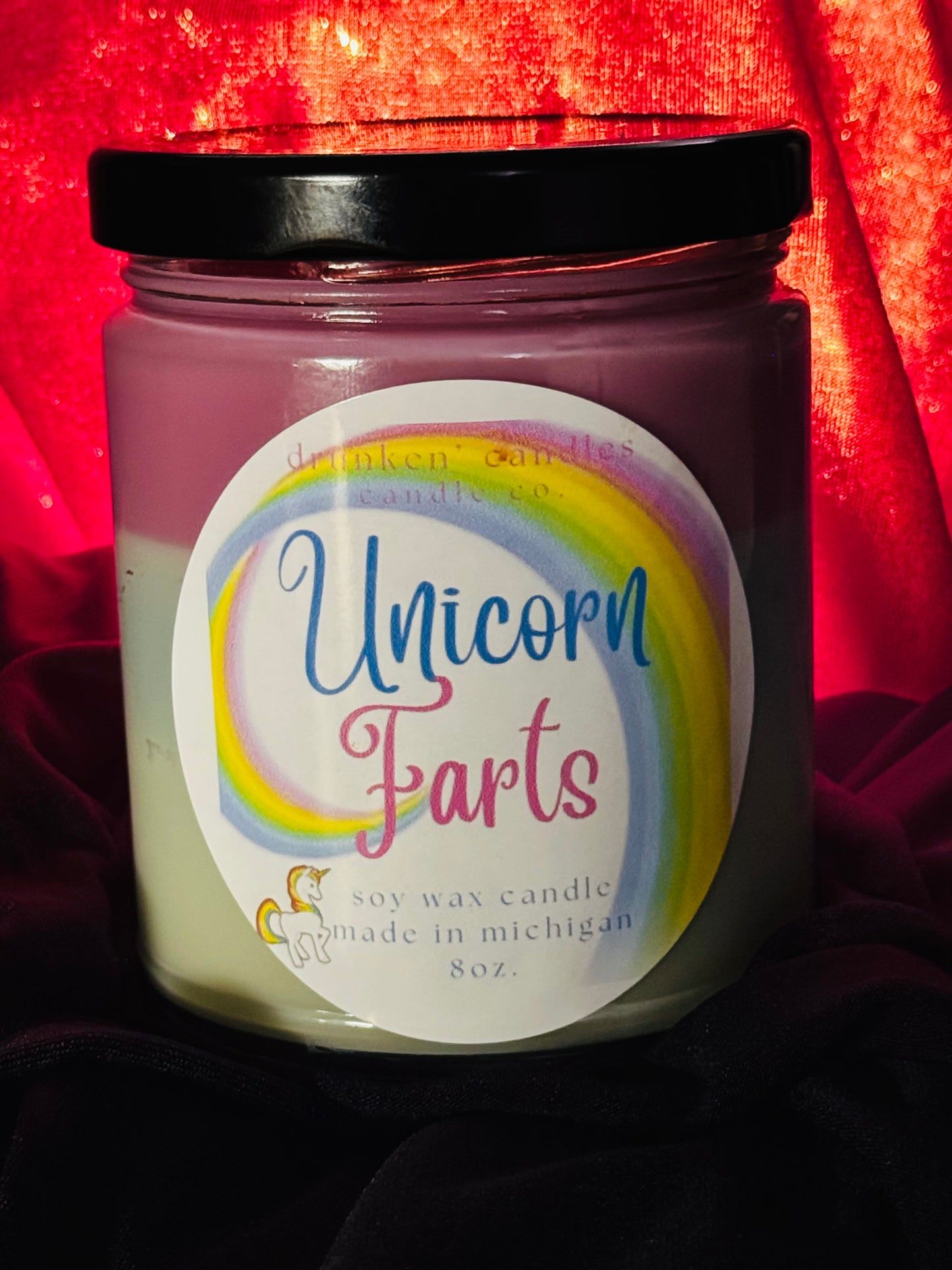 Unicorn Farts 8 oz. Candle