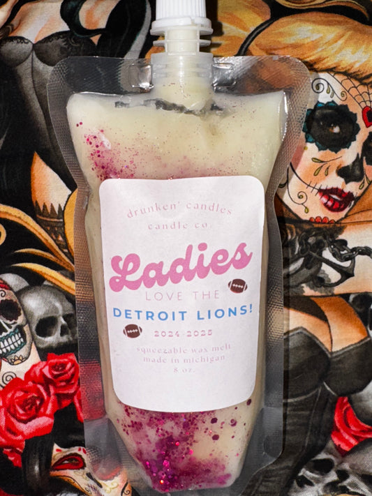 Ladies Love The Detroit Lions! Squeezable Wax Melt