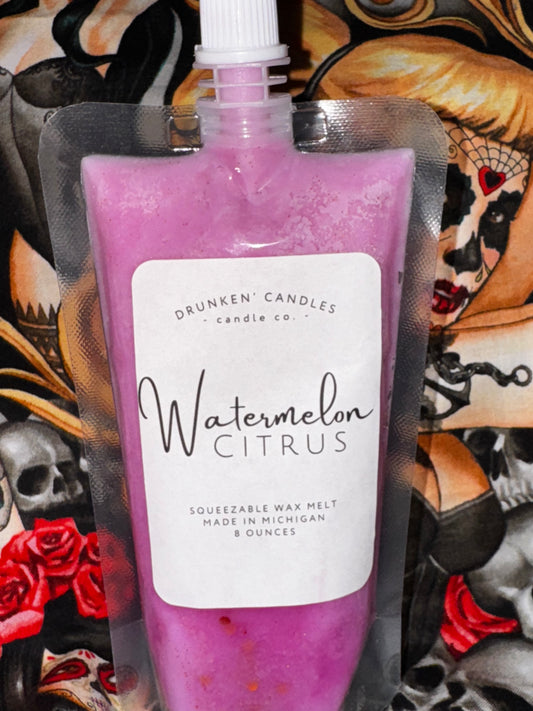 Watermelon Citrus Squeezable Wax Melt