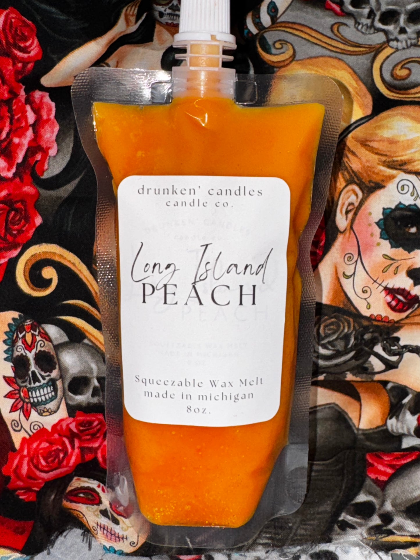 Long Island Peach Squeezable Wax Melt