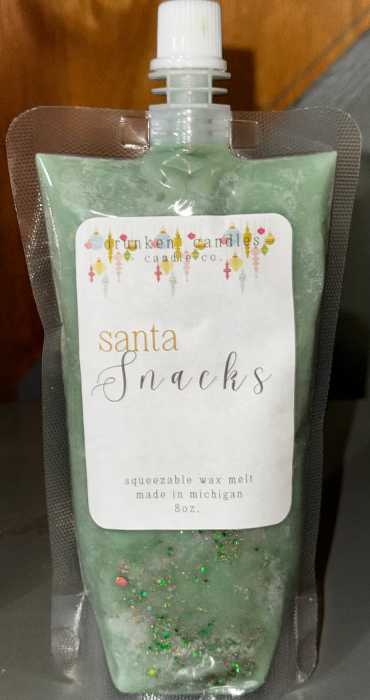 Santa Snacks Squeezable Wax Melt
