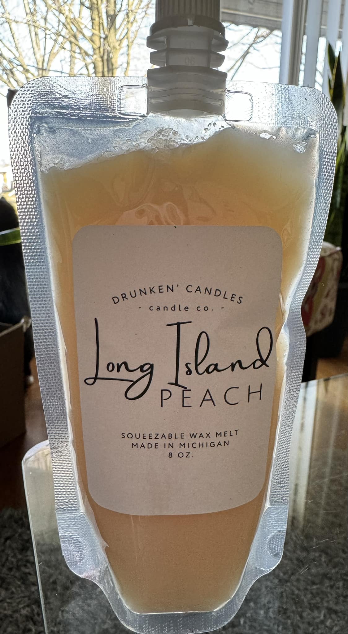 Long Island Peach Squeezable Wax Melt