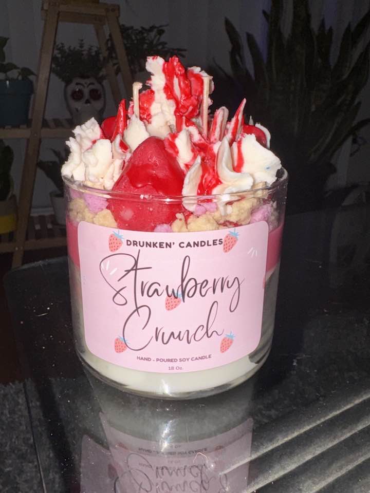 Strawberry Crunch 3-Wick Candle