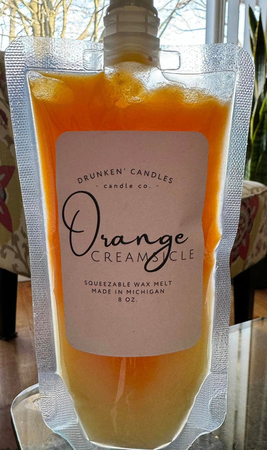 Orange Creamsicle Squeezable Wax Melt