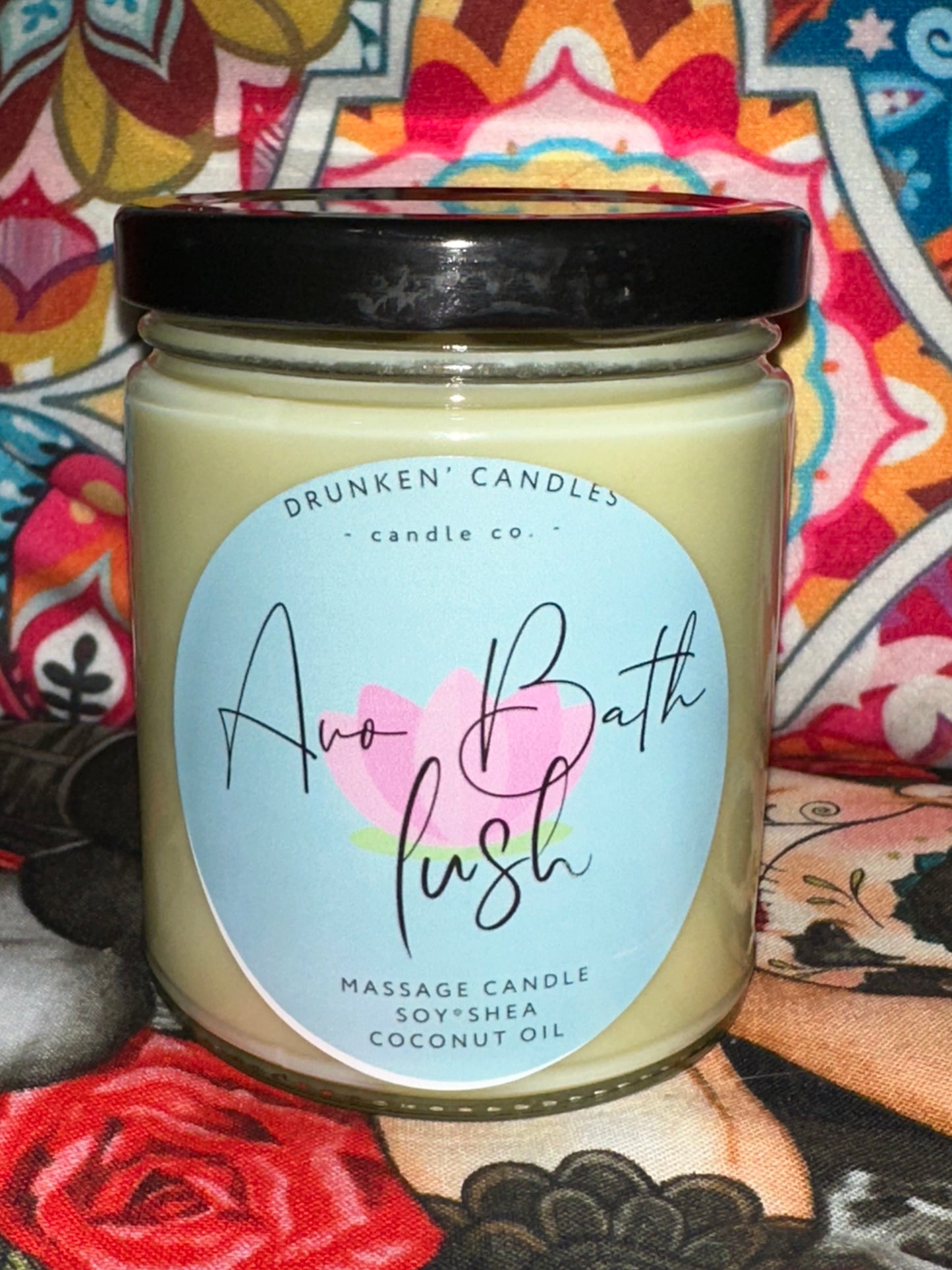 Avo Bath Lush - 8 Oz. Massage Candle