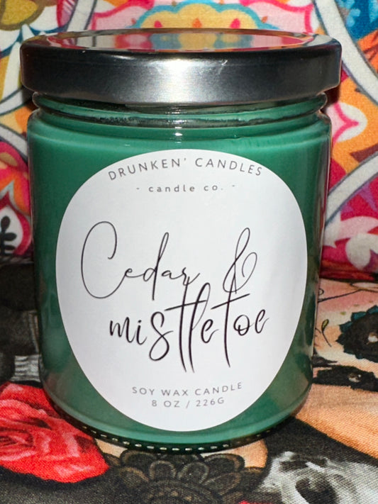 Cedar & Mistletoe - 8 Oz. Soy Candle