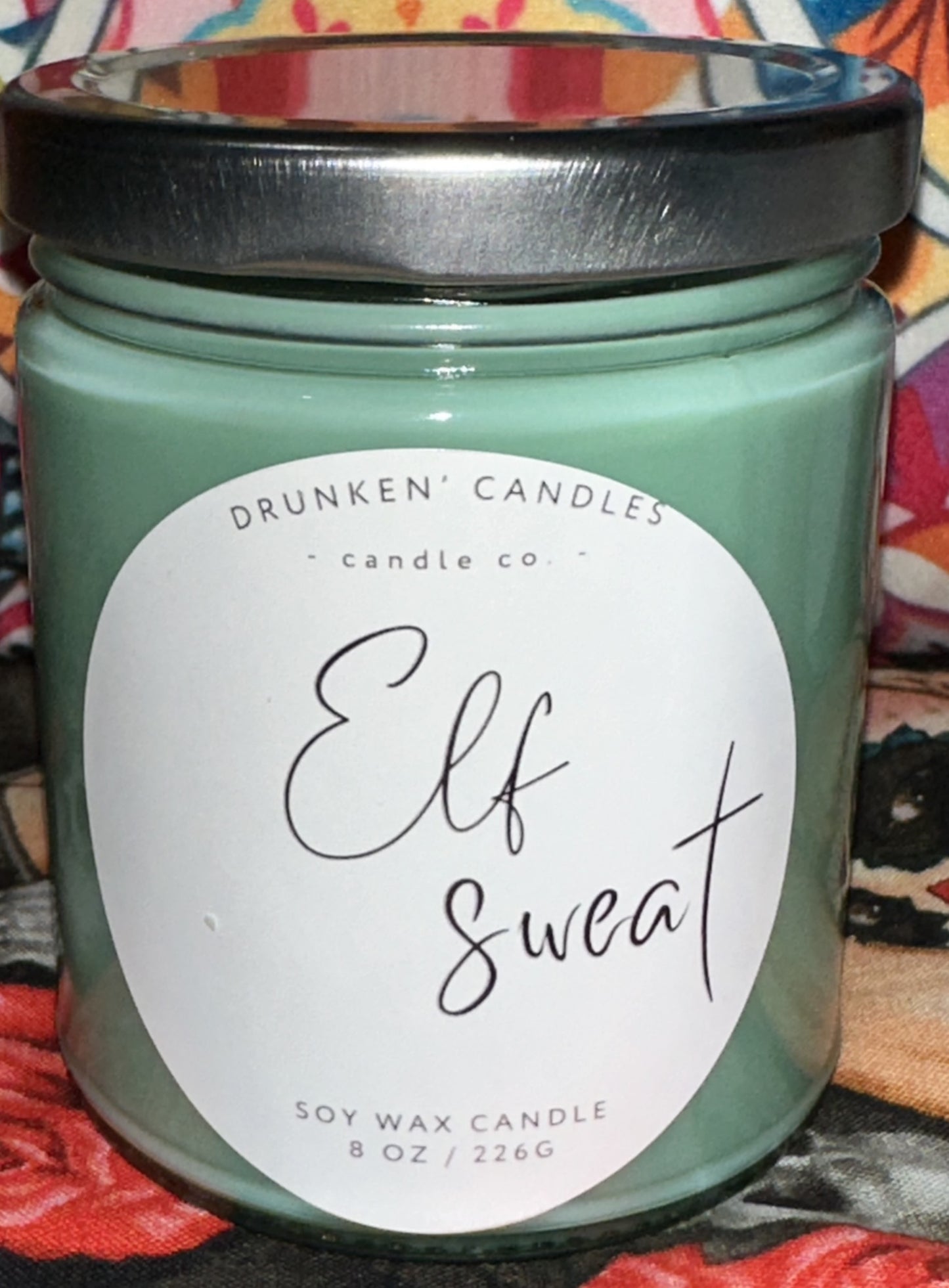 Elf Sweat Soy Candle - 8 Oz.