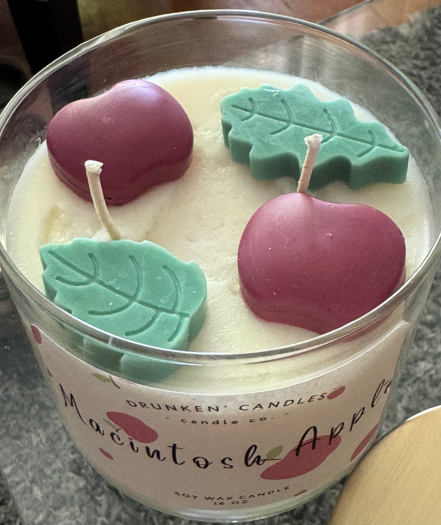 Macintosh Apple Sweets Candle