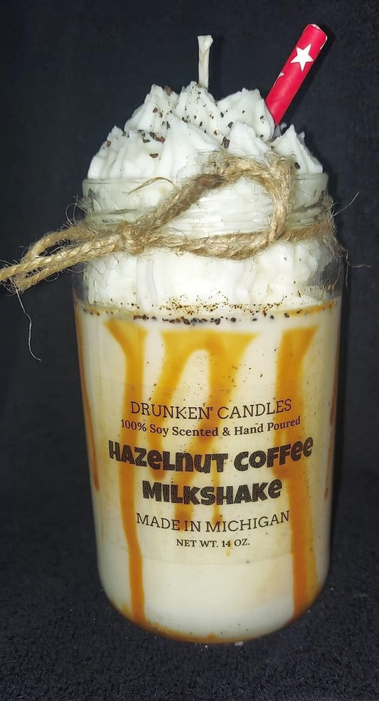 Hazelnut Coffee Milkshake - 14 Oz