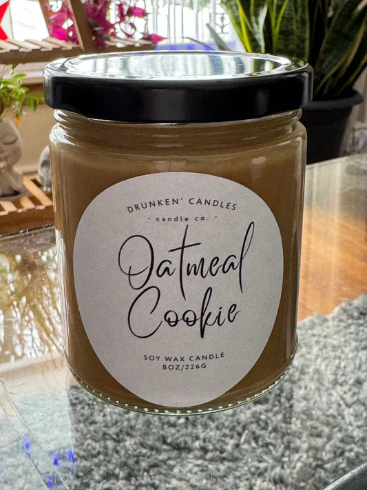 Oatmeal Cookie 8 Oz Soy Candle