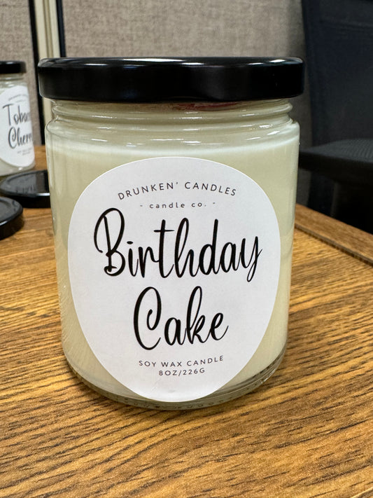 Birthday Cake 8 Oz. soy Candle