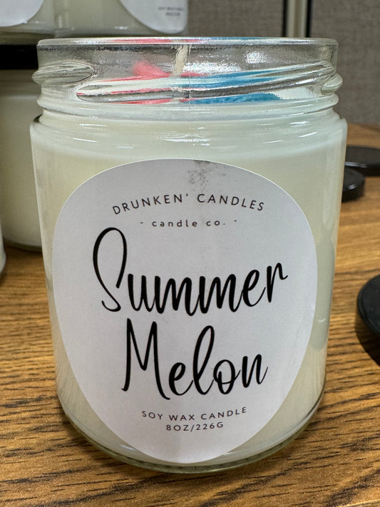 Summer Melon 8 Oz. Soy Candle