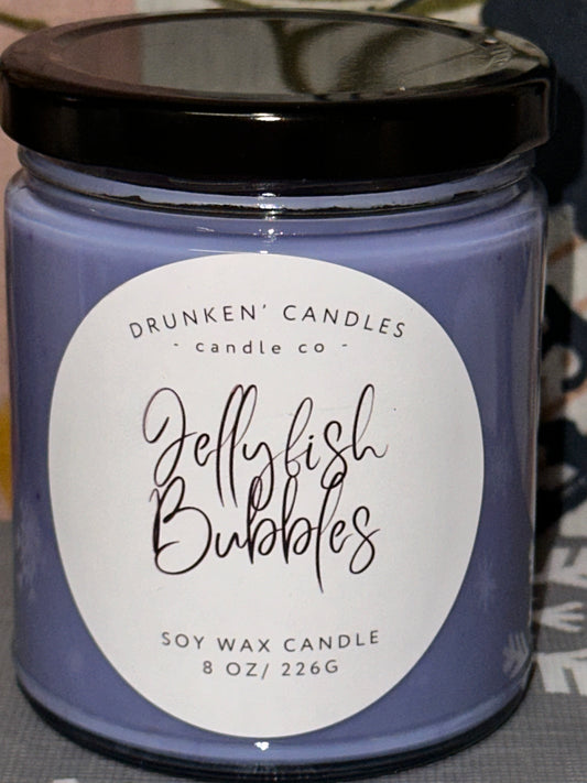 Jellyfish Bubbles Soy Candle - 8 Oz.