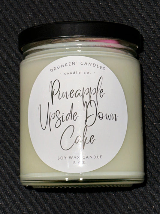 Pineapple Upside Down Cake - 8 Oz. Soy Candle