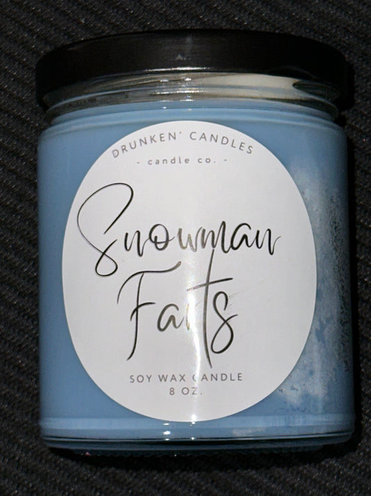 Snowman Farts Soy Candle - 8 Oz.