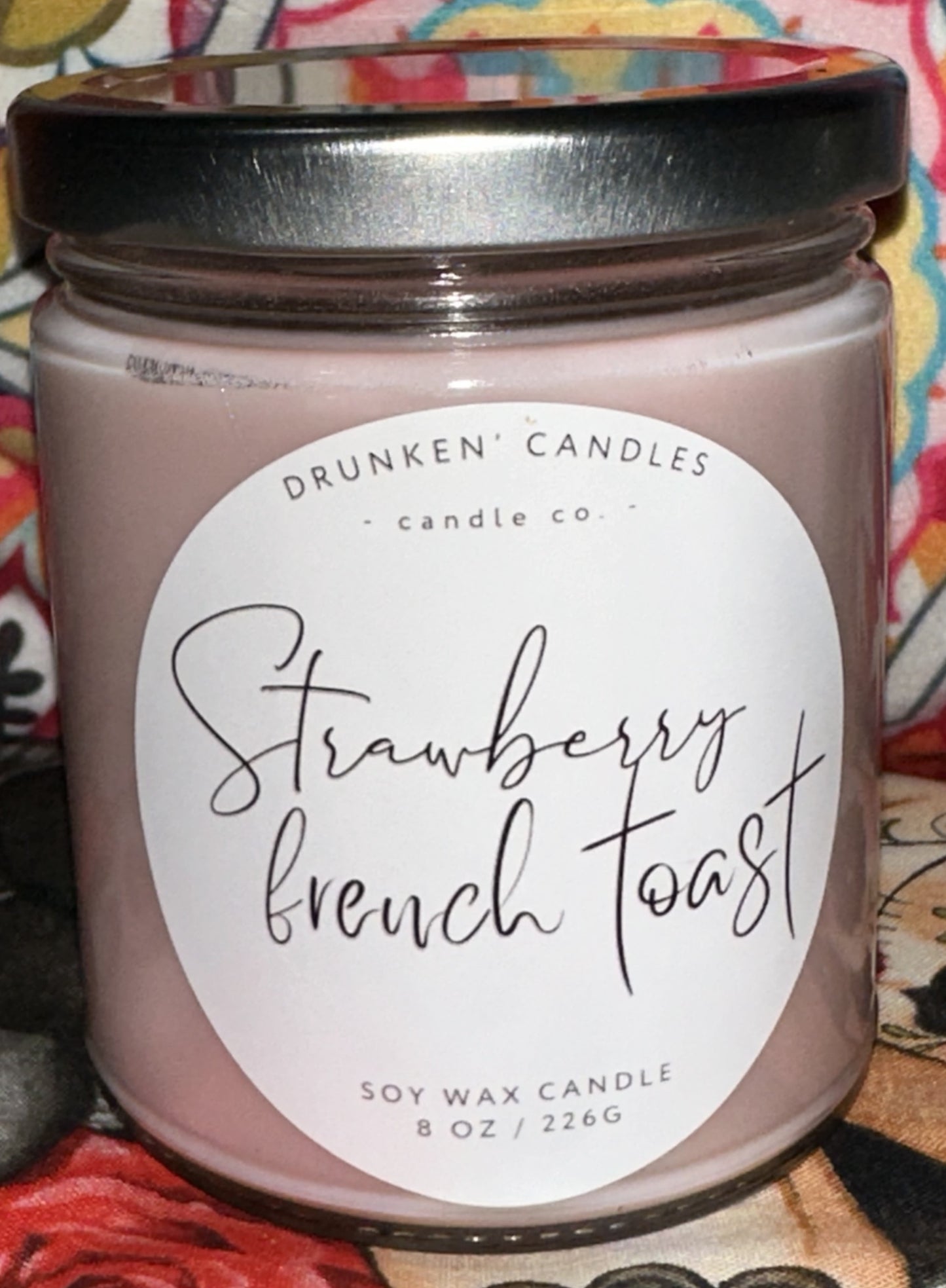 Strawberry French Toast Soy Candle - 8 Oz.