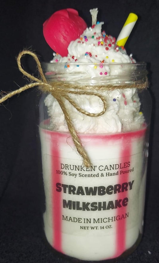 Strawberry Milkshake - 14 Oz.